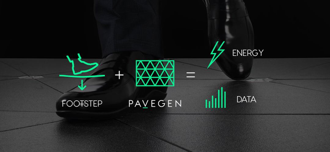 These floor tiles harvest the energy from human footsteps