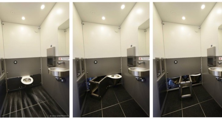 Sanitronics Revolving Toilet